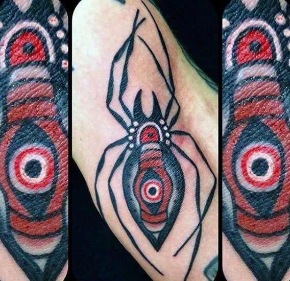 spinne tattoo 987