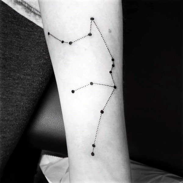 Wassermann-Sternzeichen-Tattoo 22
