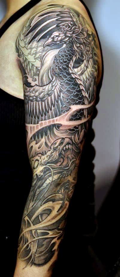 drache tattoo 538