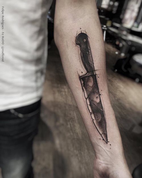 Messer tattoo 14