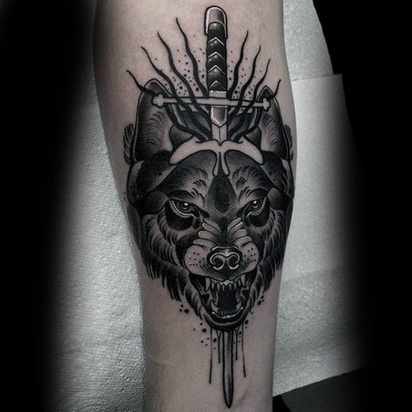 Messer tattoo 154