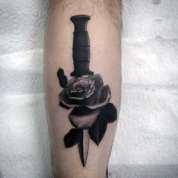 Messer tattoo 166