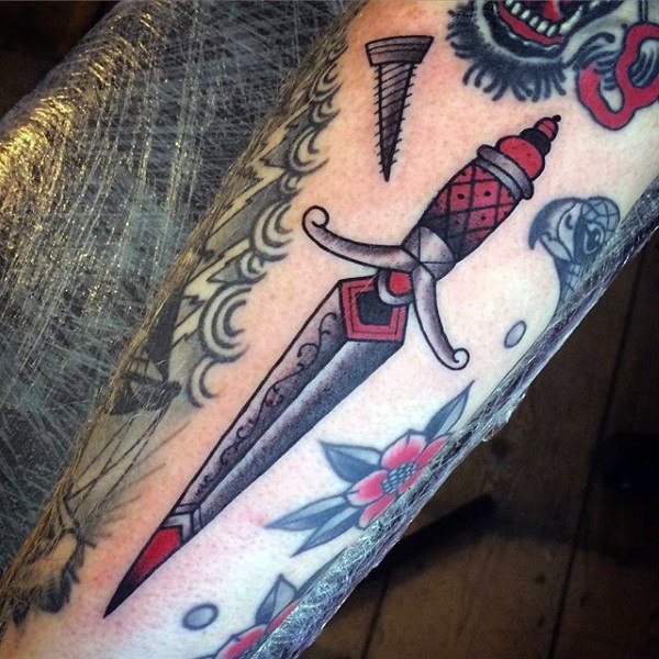 Messer tattoo 246