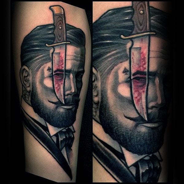 Messer tattoo 334