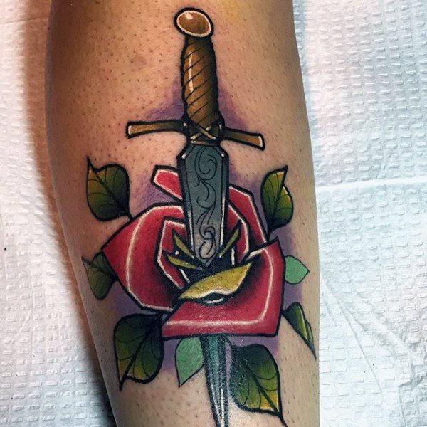 Messer tattoo 358