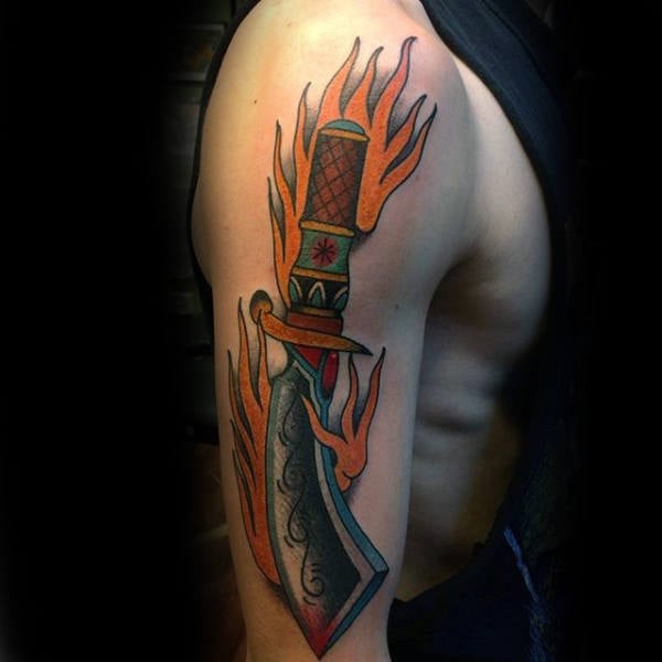 Messer tattoo 362