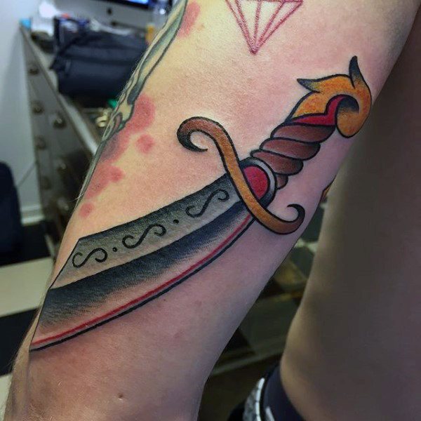 Messer tattoo 394