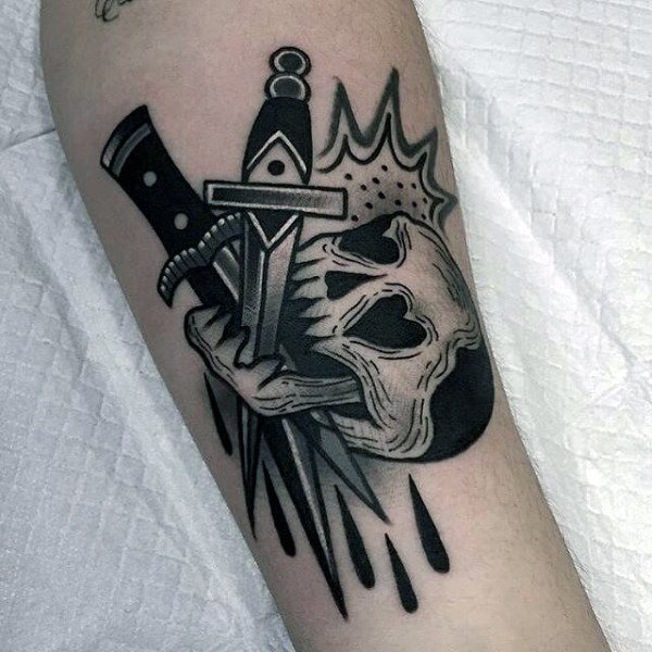 Messer tattoo 402