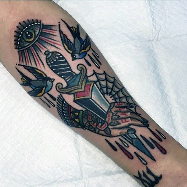 Messer tattoo 62
