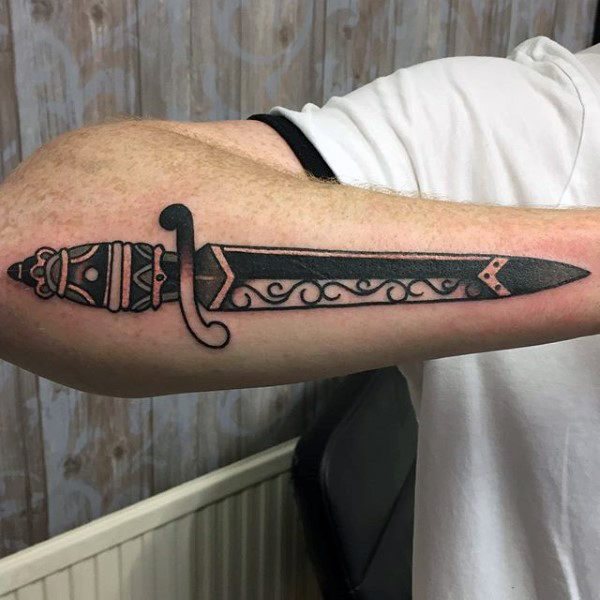 Messer tattoo 74