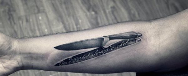 Messer tattoo 82