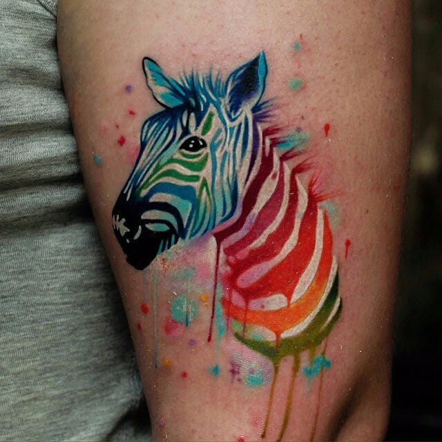 zebra tattoo 114