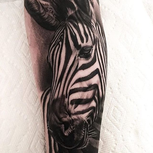 zebra tattoo 118