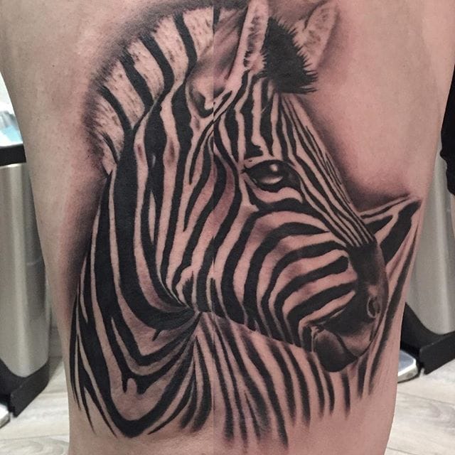 zebra tattoo 126
