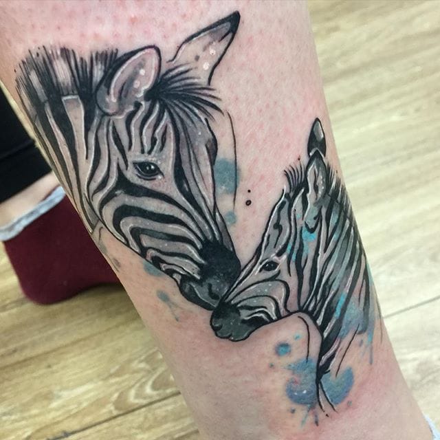 zebra tattoo 130