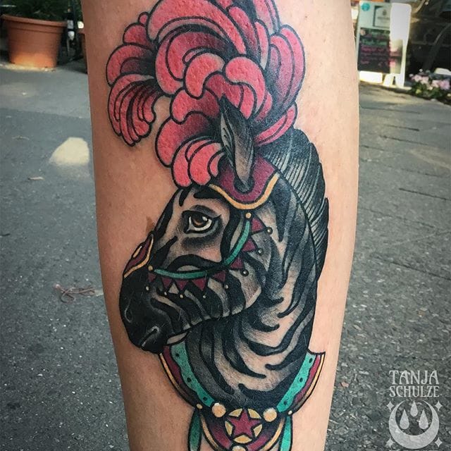 zebra tattoo 134