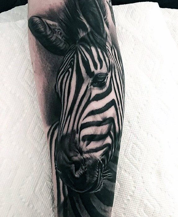 zebra tattoo 190