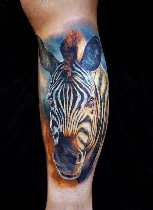 zebra tattoo 34