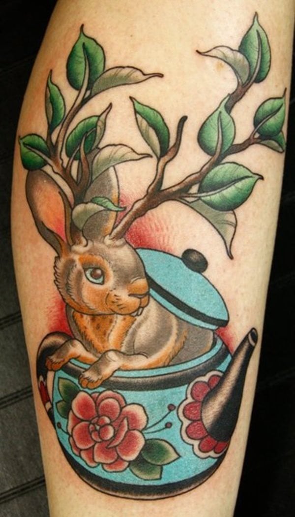 kaninchen tattoo 35