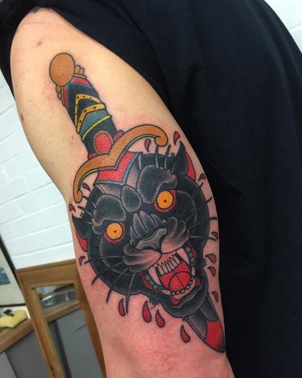 panther tattoo 122
