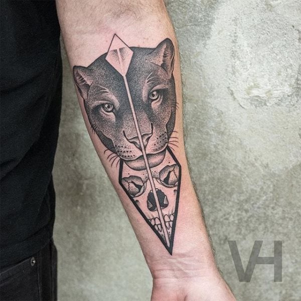 panther tattoo 128