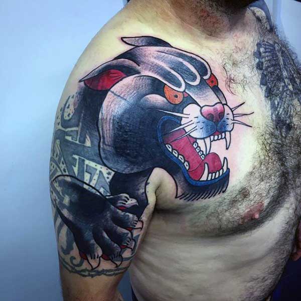 panther tattoo 173