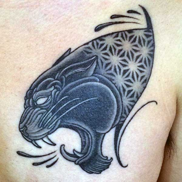 panther tattoo 200