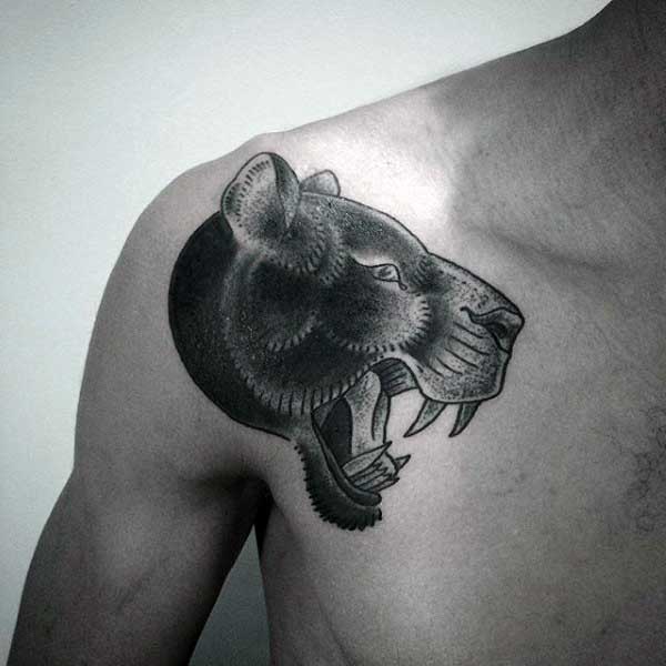 panther tattoo 230