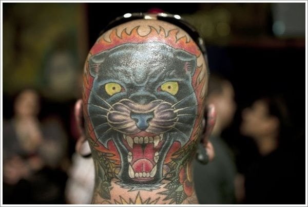 panther tattoo 296