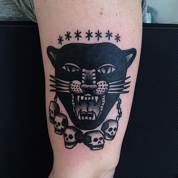 panther tattoo 323