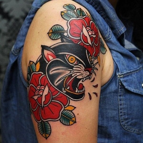 panther tattoo 335