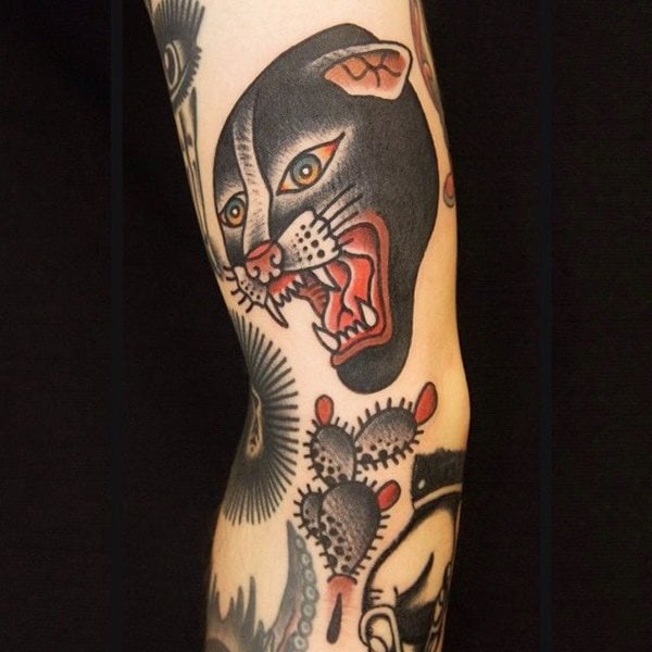 panther tattoo 374