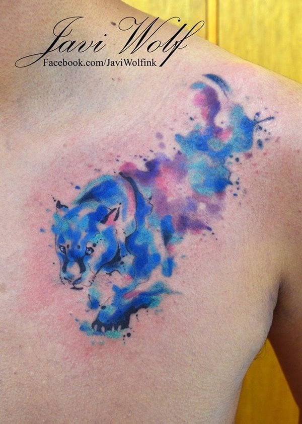 panther tattoo 389