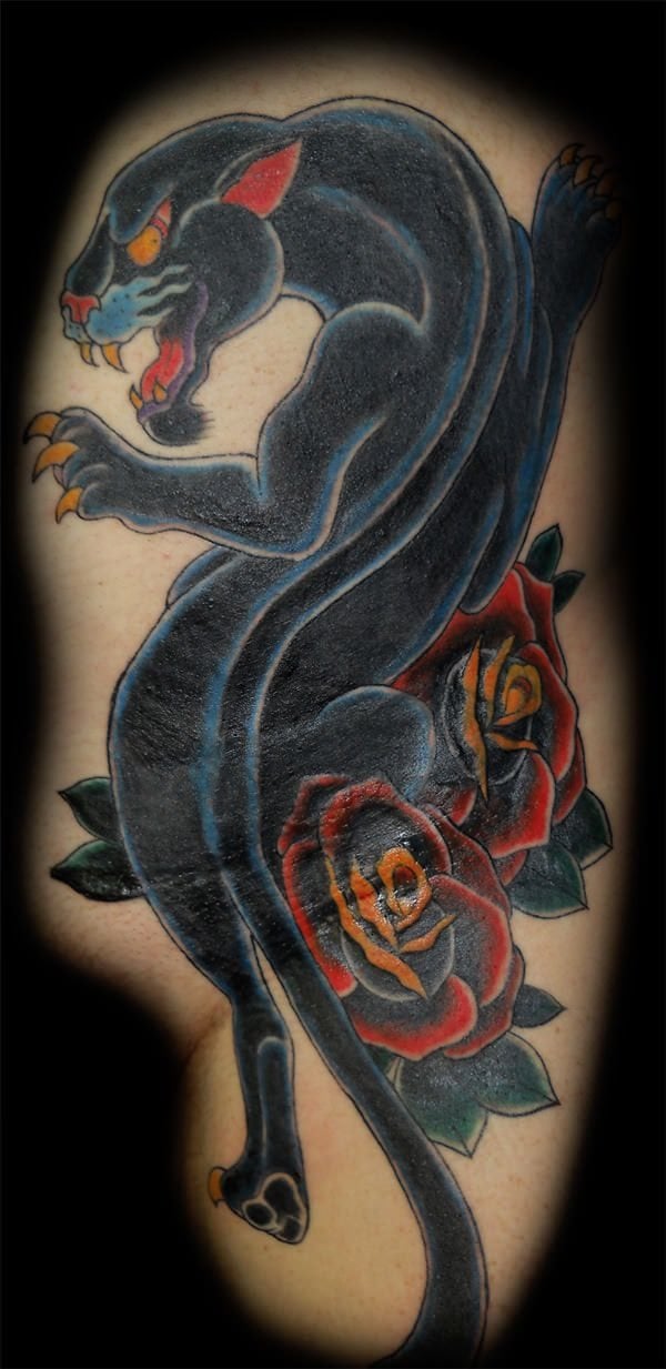 panther tattoo 44