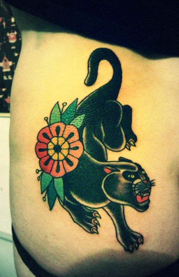 panther tattoo 458