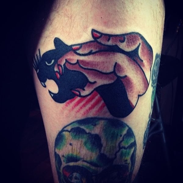 panther tattoo 491
