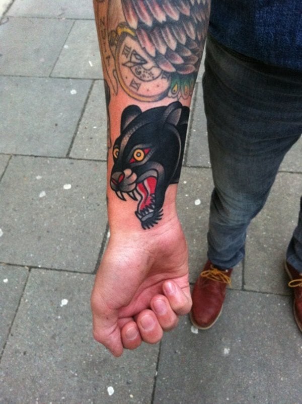 panther tattoo 536