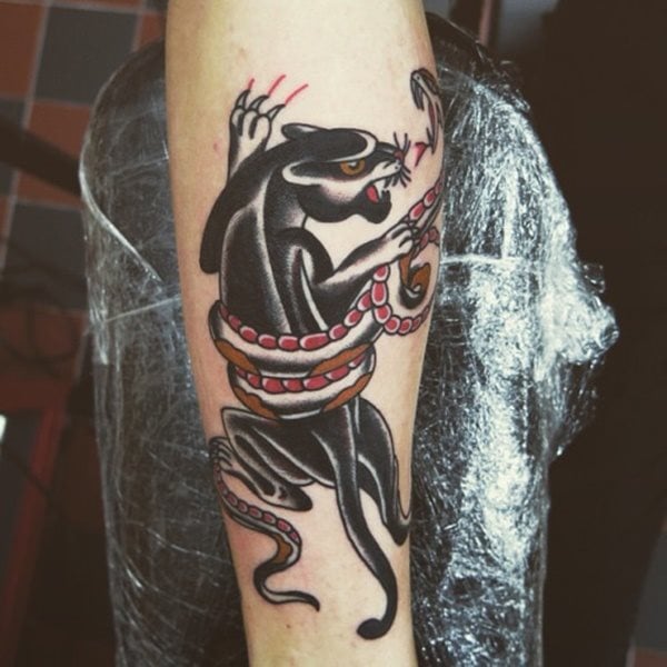 panther tattoo 557
