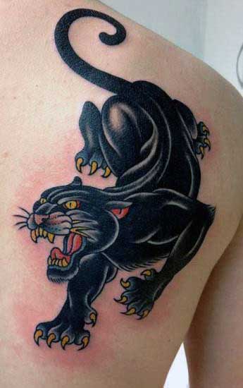 panther tattoo 638