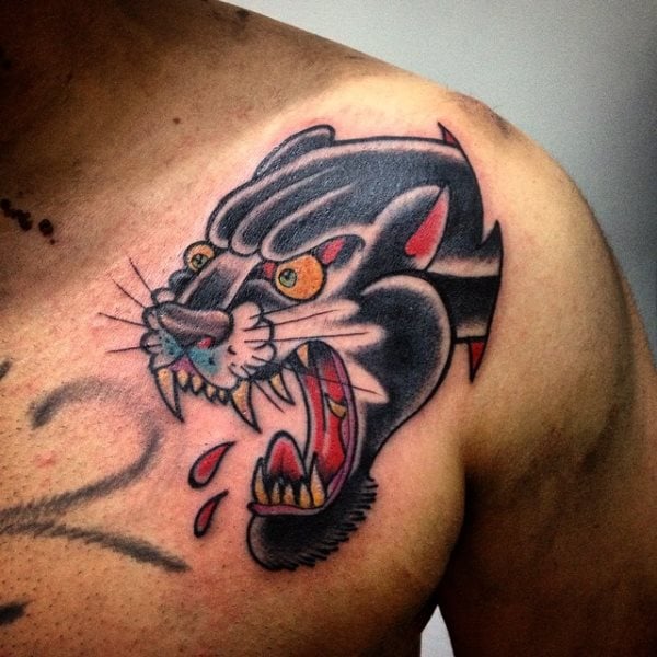 panther tattoo 653