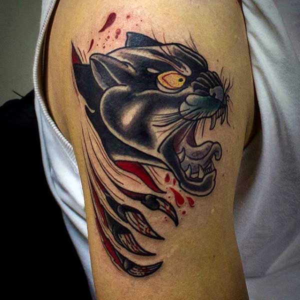 panther tattoo 668