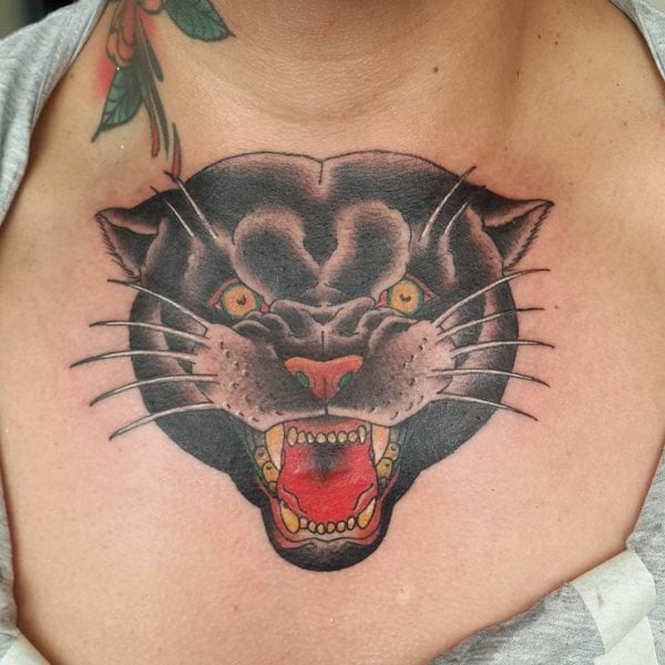 panther tattoo 674