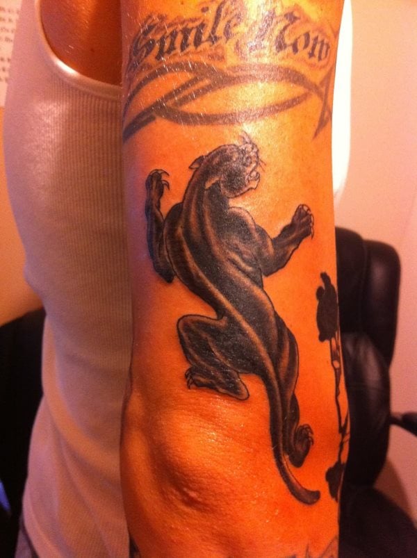 panther tattoo 86