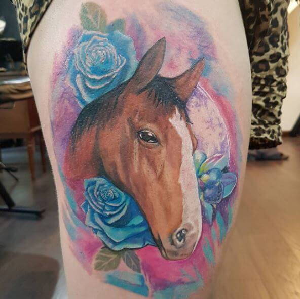 pferd tattoo 104