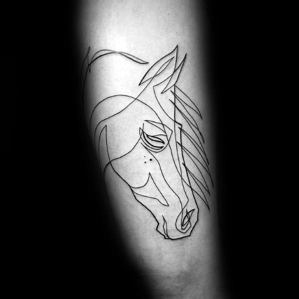 pferd tattoo 164
