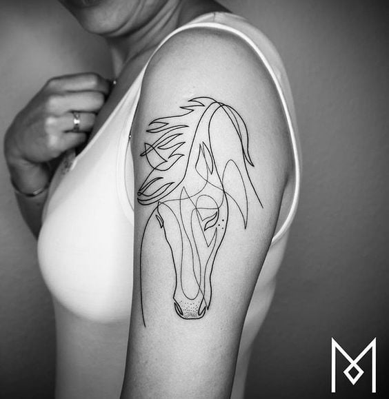 pferd tattoo 23