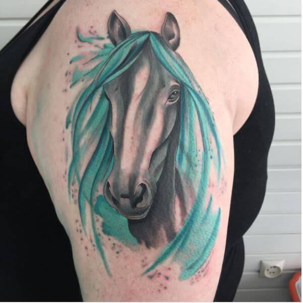 pferd tattoo 344