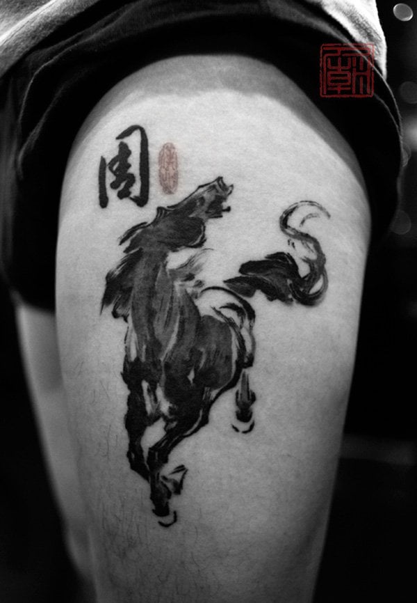 pferd tattoo 392