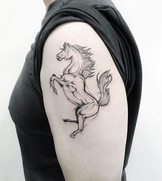 pferd tattoo 464
