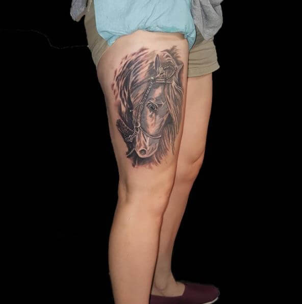 pferd tattoo 482